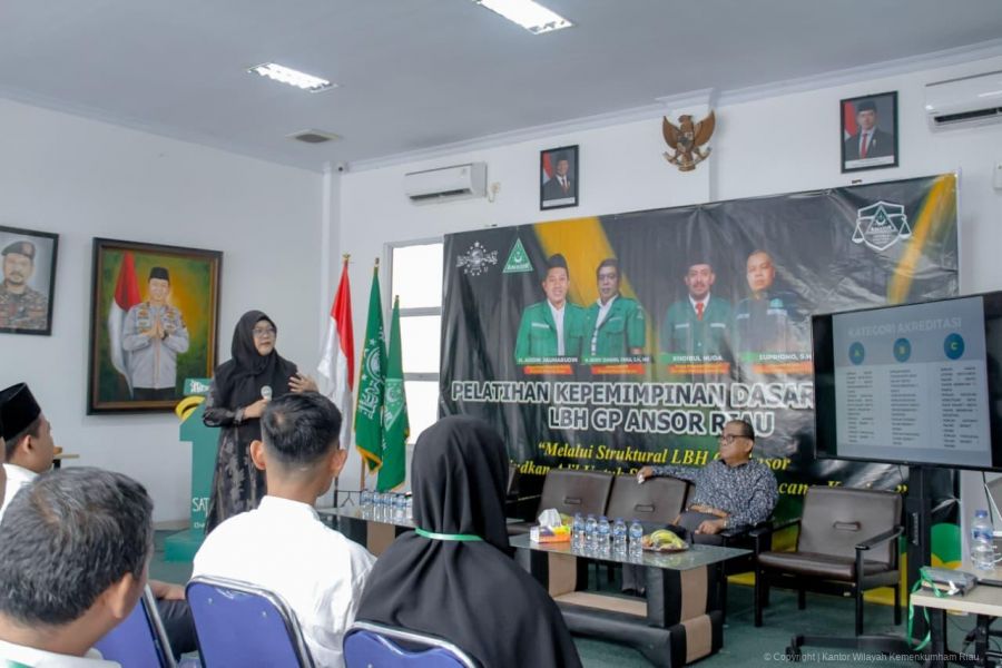 Kemenkum Riau Dukung Penguatan Kapasitas Hukum Kader GP Ansor